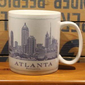 2008 STARBUCKS Coffee Cup. Atlanta 18 oz. 4 ' Tall